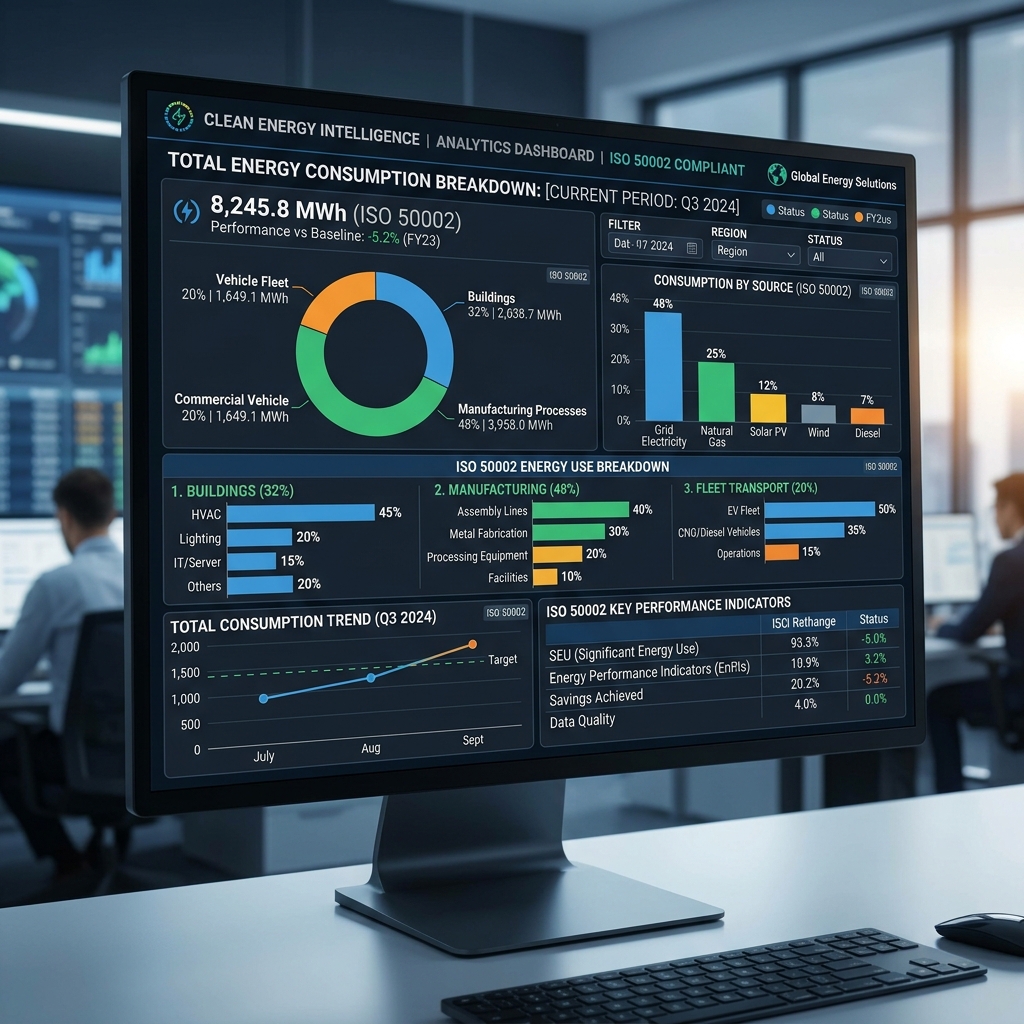 Total Energy Consumption ISO 50002 Audits
